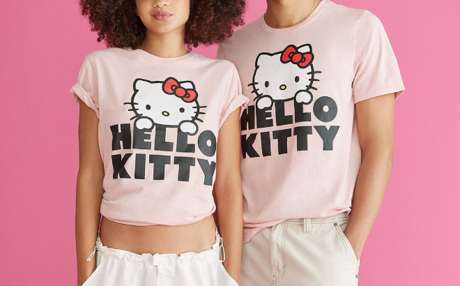 Aeropostale x Hello Kitty Oversized Graphic Tee