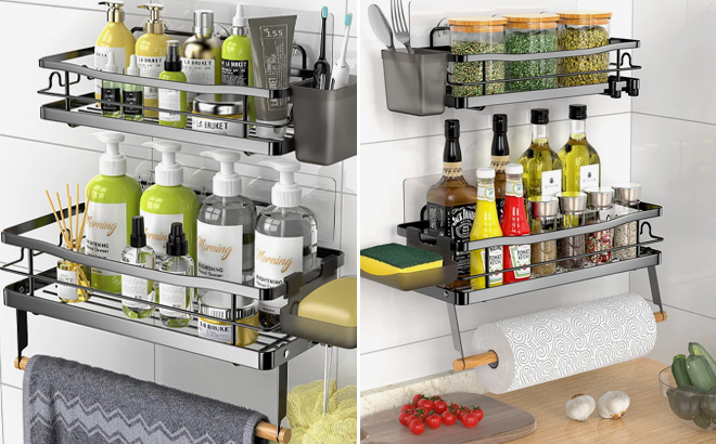 Aitatty Shower Caddy Shelf Organizer Rack