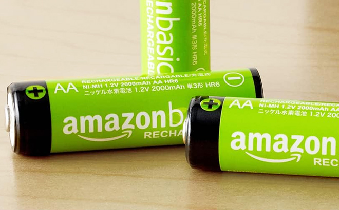 Amazon Basics Rechargeable AA Batteries