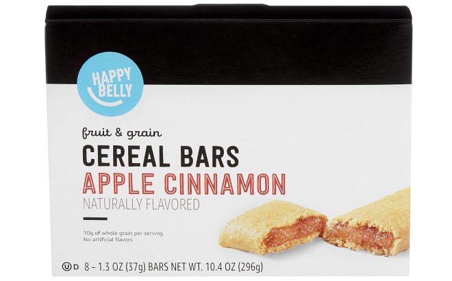 Amazon Brand Happy Belly Fruit Grain Cereal Bars