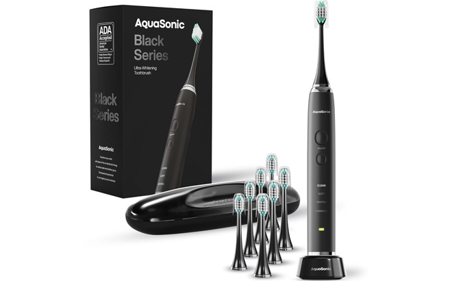 AquaSonic Black Series Ultra Whitening Toothbrush