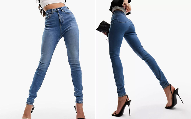 Asos Design Hourglass Ultimate Womens Skinny Jeans