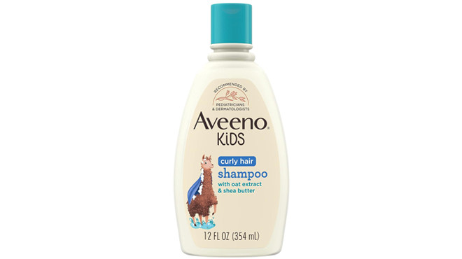 Aveeno Kids Curly Hair Shampoo With Oat Extract Shea Butter