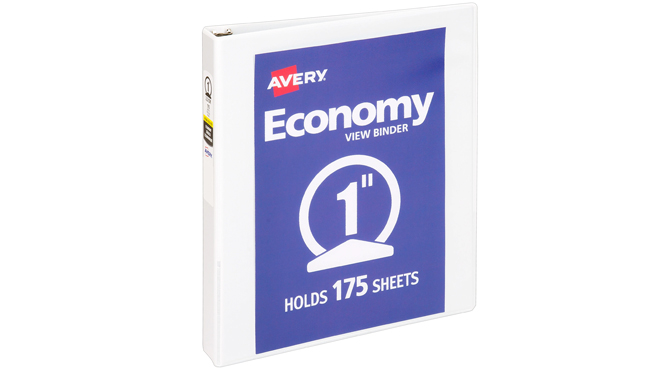 Avery Economy 3 Ring Binder