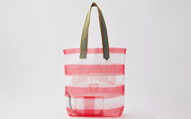 BDG Sporty Printed Mesh Tote Bag