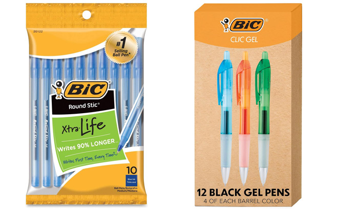 BIC Round Stic Ball Pens 10 Pack