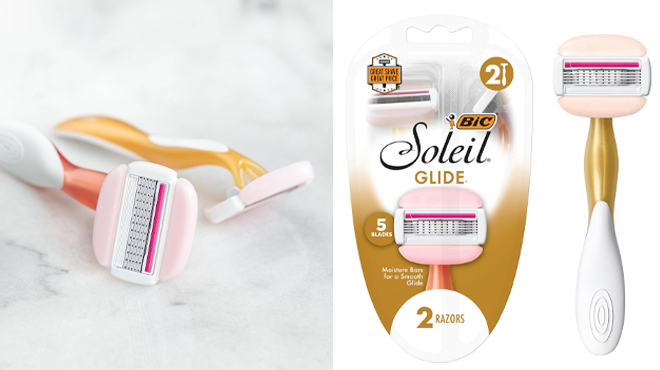 BIC Soleil Glide Womens Razors 2 Pack