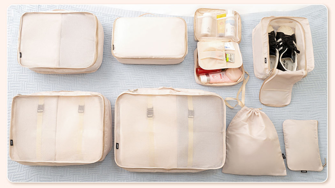 Bagail 8 Piece Packing Cubes