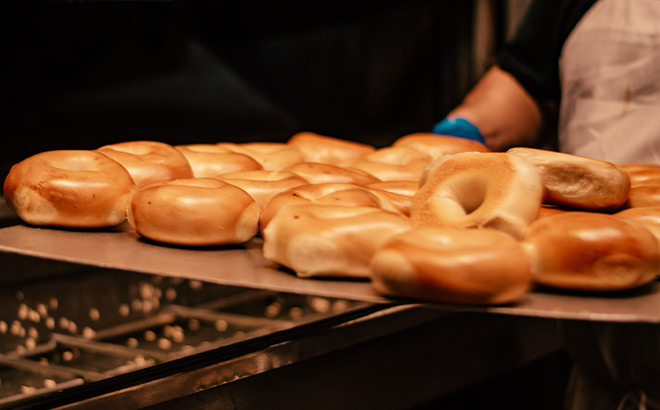 Bagels out of the Oven