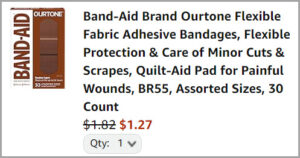 Bandages at Checkout