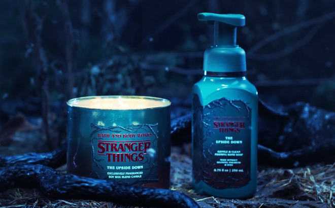 Bath and Body Works Stranger Things Candle and Hand Soap