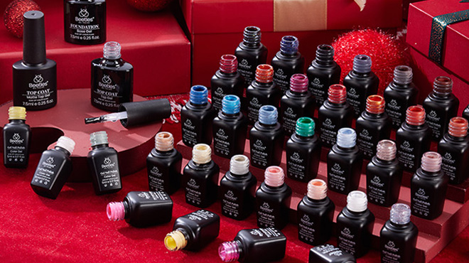 Beetles Gel 39 Piece Holiday Gel Nail Polish Kit