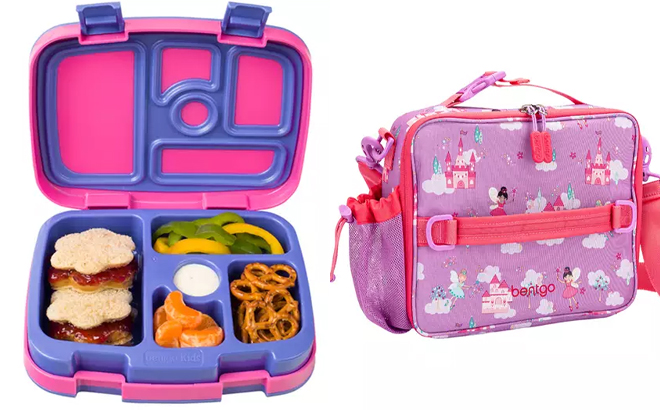 Bentgo Kids Leak Proof Lunch Box and Bentgo Kids Lunch Bag