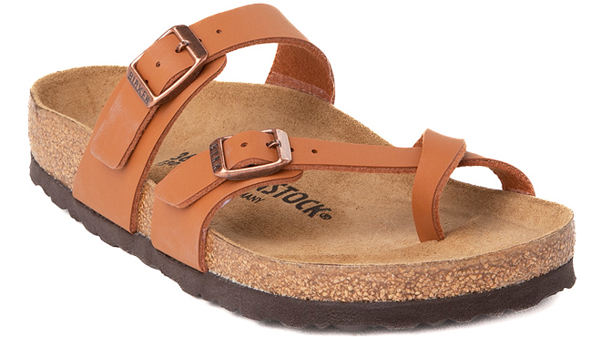 Birkenstock Womens Mayari Sandals in Ginger Color