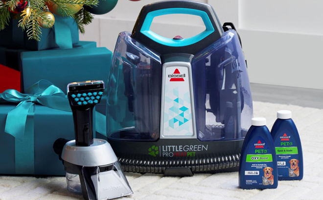 Bissell Little Green ProHeat Portable Deep Cleaner in Cobalt Blue Color