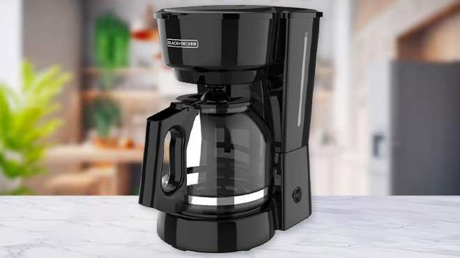 Black+Decker 12-Cup Coffee Maker on a Table