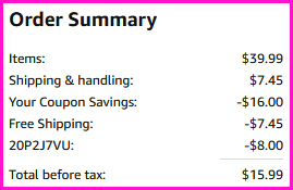 Blibee Bikini Trimmer Checkout Screen