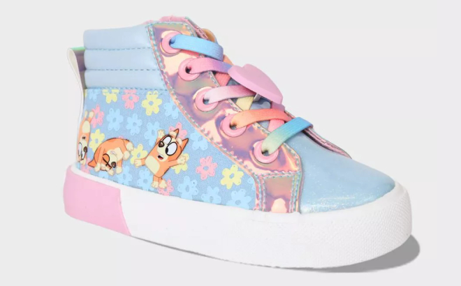 Bluey Toddler High Top Shoes 