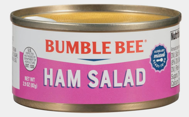 Bumble Bee Snack On The Run Ham Salad with Crackers Kit