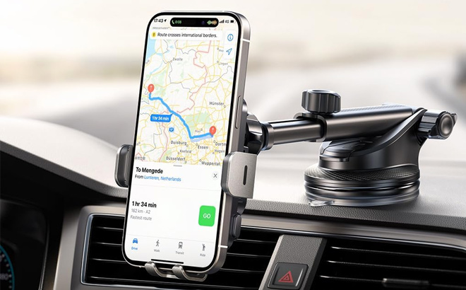 CHGeek Wireless Car Charger with Phone Holder Mount