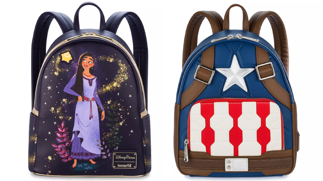 Captain America and Wish Loungefly Mini Backpack