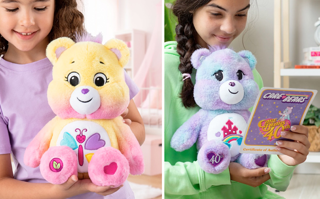 Care Bears Care A Lot Bear 40th Anniversary Plush