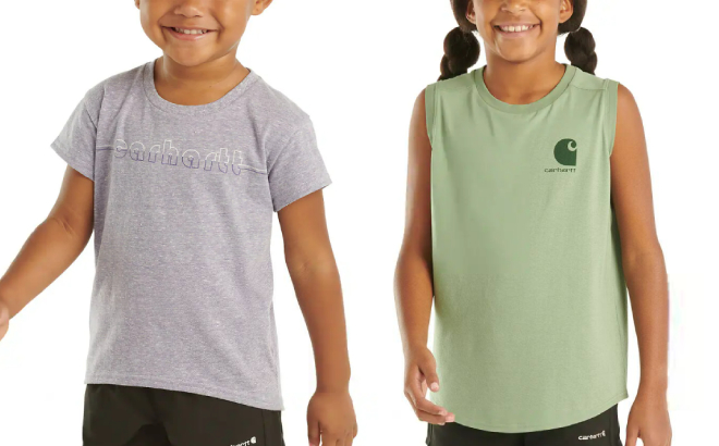 Carhartt Toddler and Youth Girls Shirts