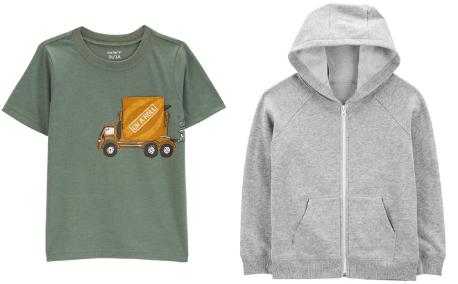 Carters Toddler Construction Graphic Tee