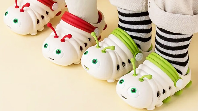 Cartoon Caterpillar Sandals