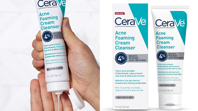 CeraVe Acne Foaming Cream Cleanser