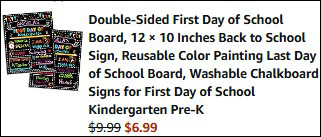 Chalkboard Final Price