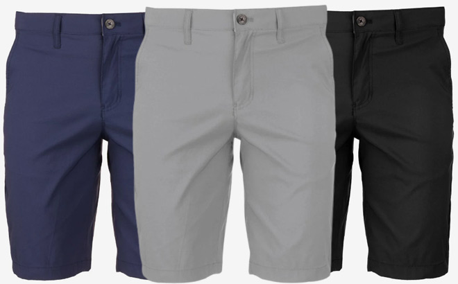 Chaps Mens Flat Front Shorts