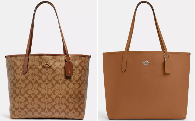 Coach Outlet City Tote Bag In Signature Canvas and City Tote Bag