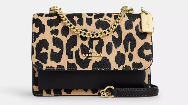 Coach Outlet Klare Crossbody Bag With Leopard Print