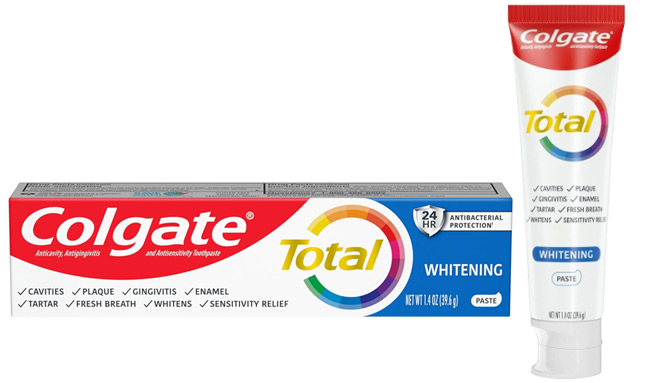 Colgate Total Whitening Travel Size Toothpaste