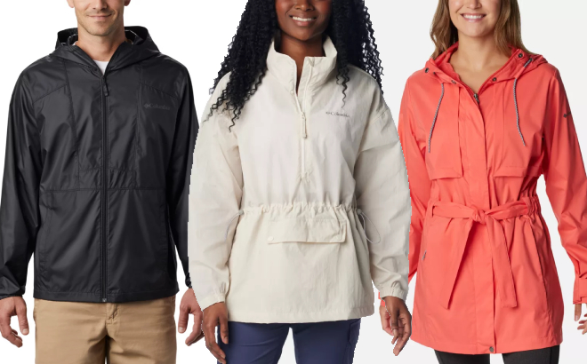 Columbia Windbreakers and Jacket