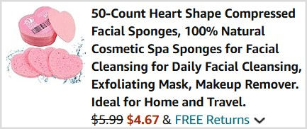 Compressed Facial Sponges Checkout