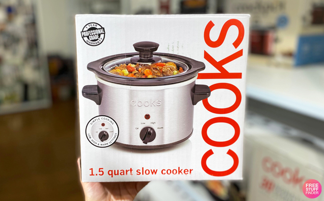 Cooks 1 5 Quart Slow Cooker in Stainless Steel