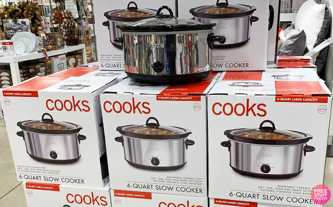 Cooks 6 Quart Manual Slow Cookers