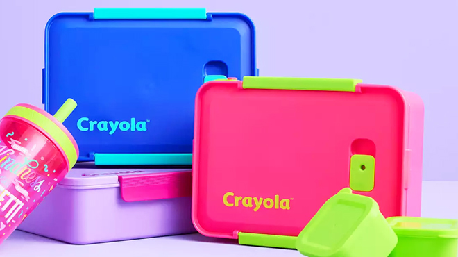 Crayola 3 Piece Divided Bento Boxes