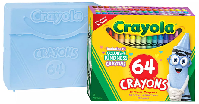 Crayola Crayons 64 Count with Carrying Case