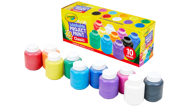 Crayola Washable Kids Paint Set 10 Colors