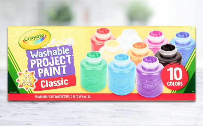 Crayola Washable Kids Paint Set 10 Count