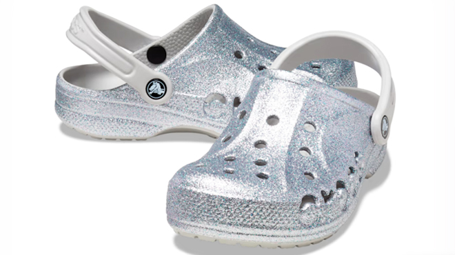 Crocs Baya Glittered Adult Clogs