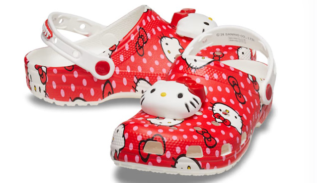 Crocs Hello Kitty Red Classic Clog