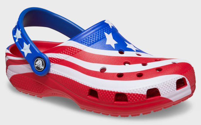 Crocs Toddler Classic American Flag Clog