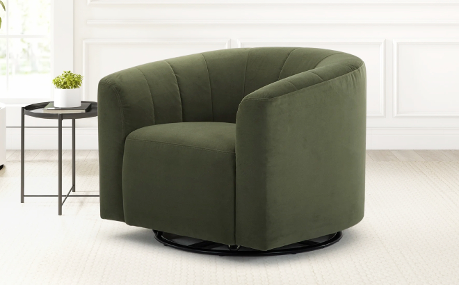 Curved Swivel Chair