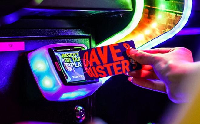 Dave and Busters Arcade Card