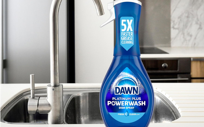 Dawn Powerwash on the Kitchen Counter