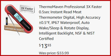 Digital Meat Thermometer Summary